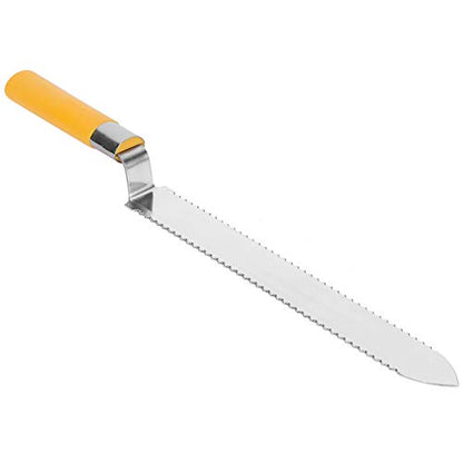 Stainless Steel Honey Scraper, Beekeeping Serrated Honey Scraping Knife Uncapping Knife Bee Hive Hand Tool