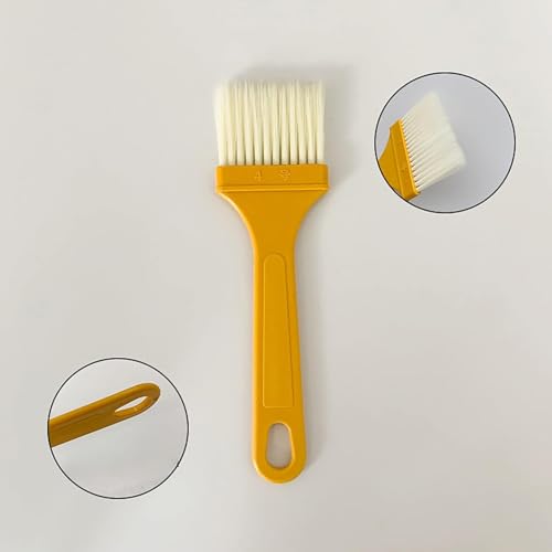 1 Pc Plastic Basting Pastry Brush Spread Oil Butter Sauce Marinades for BBQ Grill Baking Kitchen Cooking, Baste Pastries Cakes Meat Sausages Desserts, Outdoor Cooking Tools, Dishwasher Safe (A) - size: A