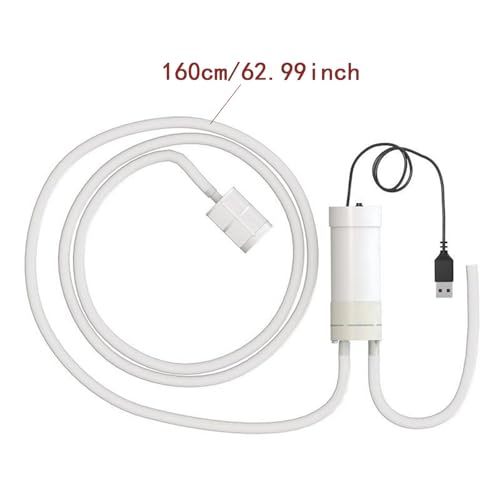 Electric Siphon Self Priming Pump for Beer Wine Making - Compact Leakproof Liquor Suction Device with Hose- tube 1.6m - color: tube 1.6m