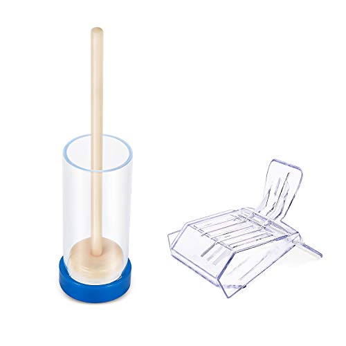 Flexzion Bee Keeping Starter Kit - 10 Piece Beekeeping Tools & Bee Keeping Supplies-All Set with Smoker, Frame Holder, Gloves, Bee Brush, Scraper, Fork, Queen Clip Cage, Marking Tube, Feeder & Frame