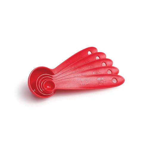 King Arthur Baking Company Lightweight Measuring Spoons, BPA- And PFAS-Free, 5-Piece Set, Precision Measures, For Baking And Cooking - style: Red - 5-Piece Set