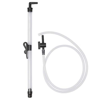 North Mountain Supply Quick Start Automatic Siphon - 17 Inches, With Bucket Clip, Butterfly Valve & Hose - color: Quick Start With Butterfly Valve & Hose, size: 17 Inches