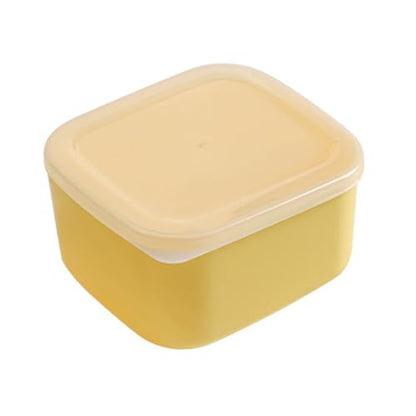 TOPINCN Cheese Holder, Airtight Sliced Cheese Container with Lid, Plastic Refrigerator Storage Box for Cheese Vegetables Fruits, Cheese Storage Box for Fridge (S) - size: S