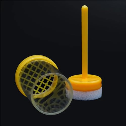 10Pc Bee Queen Marker Bottle Mark Cage Plastic Marking Rearing Label Insect Bees Farm Beekeeping Supplies