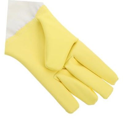 Toddmomy 1 Pair Heavy Duty PU Beekeeping Gloves with Long Sleeves for Gardeners Ventilated Beekeeper's Protective Gear with Elastic Cuffs Safety Gloves for Beekeeping and Outdoor Work