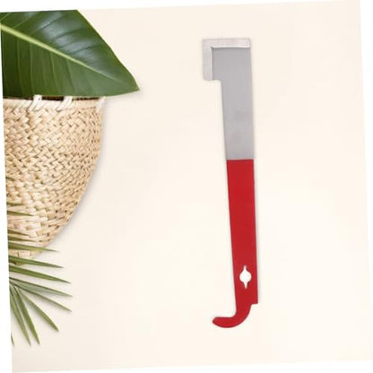3Pcs Stainless Steel J Shaped Bee Hive Frame Lifter Scraper Tool Ergonomic Beekeeping Equipment for Efficient Hive Maintenance and Frame Lifting