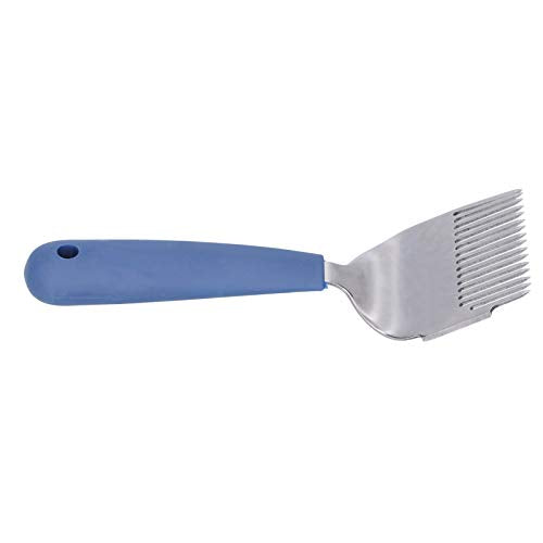 16 Tin Stainless Steel Uncapping Fork for Beekeeping – Honey Harvest Scraper Tool with Plastic Handle