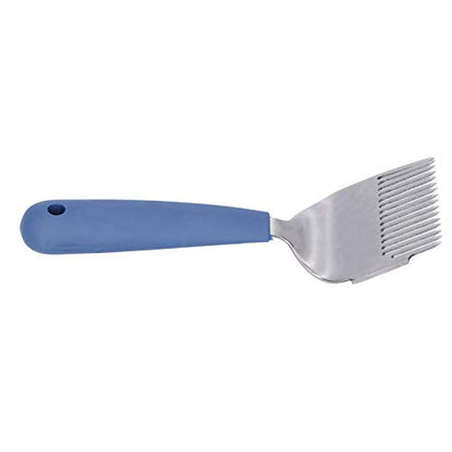 16 Tin Stainless Steel Uncapping Fork for Beekeeping – Honey Harvest Scraper Tool with Plastic Handle