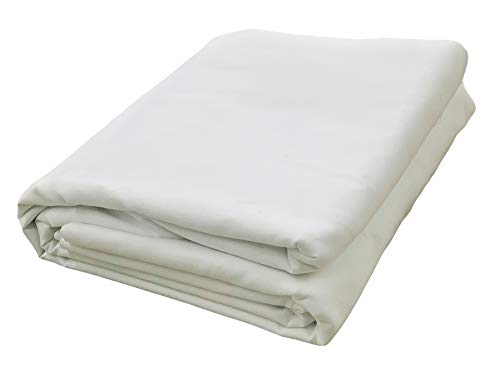 AK TRADING CO. Muslin Fabric/Textile Bleached - Draping Fabric - Bleached White 10 Yards Medium Weight - 100% Cotton (60in. Wide) - color: Bleach White, size: 10 Yards