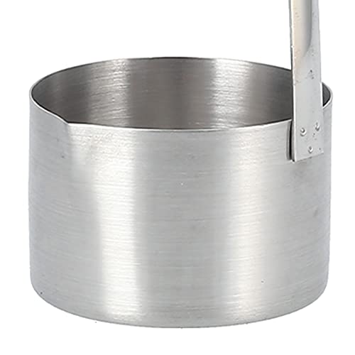 Wine Ladle, Stainless Steel Spoon Dipper With Pour Spout Long Handle and Hook, Flat Bottom Measure Spoon 25ml, 50ml, 125ml, 250ml, 500ml (500ML) - size: 500ML