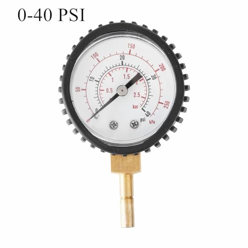 0-40PSI Brew Ball Lock Dial Keg Pressure Quick Tester Corny Beer Barrel Leaking Finder Handy Homebrew Kegging Pressure Tester