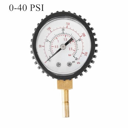 0-40PSI Brew Ball Lock Dial Keg Pressure Quick Tester Corny Beer Barrel Leaking Finder Handy Homebrew Kegging Pressure Tester