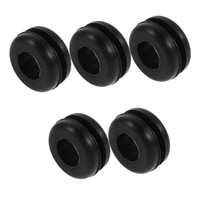 Abaodam 5pcs Airtight Fermenter Lid Hole Seal with Water Seal Airlock Grommet for Homebrew Beer and Wine Making Supplies