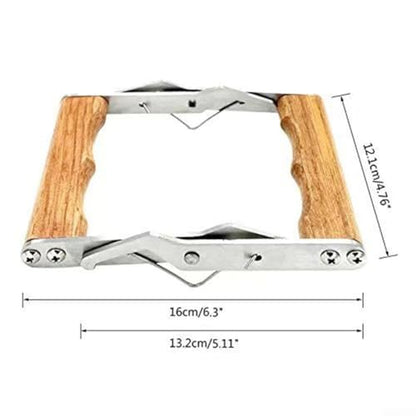 High Efficiency Frame Gripper Tool in Rust Resistant Stainless Steel, Designed Specifically for Easy Use by Beekeepers