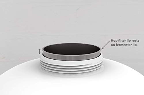 FastFerment Hop Filter Stainless Steel: Compatible with our 7.9 and 14 Gallon Conical Fermenters. Beer Brewing, Wine Fermenting or Cider Making FasterFerment Accessories (Hop filter 300 micron)