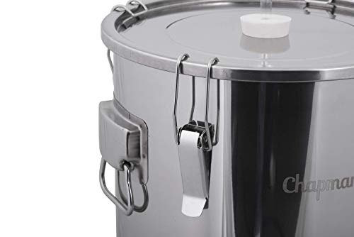 Stainless Steel Fermenter, 14 Gallon Total Capacity – Durable Wine, Beer, Mead, Kombucha Fermenter & Kettle, Ideal for 10 Gallon Batches – Fermentation Bucket & Jar for Home & Craft Brewers