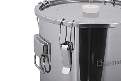 Stainless Steel Fermenter, 14 Gallon Total Capacity – Durable Wine, Beer, Mead, Kombucha Fermenter & Kettle, Ideal for 10 Gallon Batches – Fermentation Bucket & Jar for Home & Craft Brewers