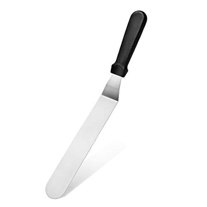 New Star Foodservice Angled Icing Spatula, 10 Inch Blade, 15 Inch Overall, Bakery-Grade Stainless Steel Offset Frosting Spatula - size: 10-Inch Angled
