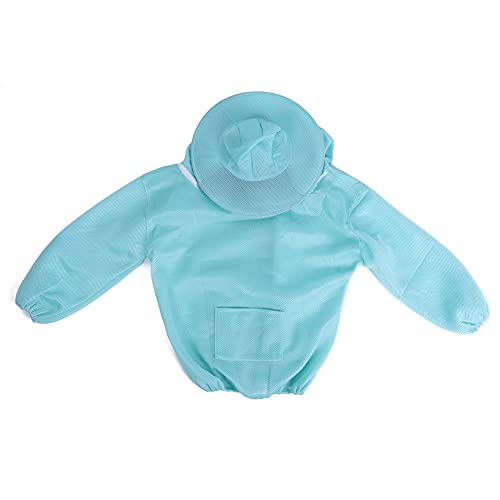 Breathable Beekeeping Suit with Mesh Veil, Beekeeper Jacket Protective Equipment for Beekeepers, Beginners, and Outdoor Use