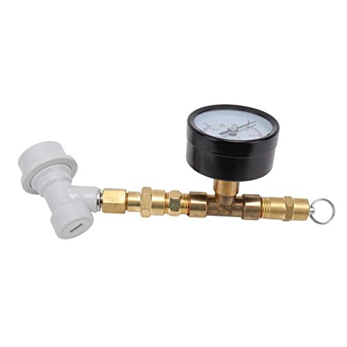 0-15 Psi Portable Keg Regulator Beer Keg Regulator Beer Growler Regulator for Home Brewing & Beer Brewing