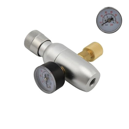 Home Brewing Homebrew Kegging Premium Regulated CO2 Charger Kit Mini Gas Regulator 3/8" Thread 30PSI 60PSI 150PSI Beer Kegerator Brewing Accessories(60psi) - color: 60psi