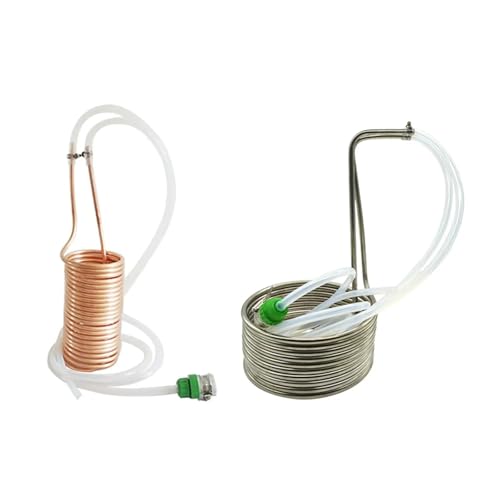 Wort Chiller Coil Stainless Steel Pipe Kitchen Supplies Restaurant Home Brewing Accessory Hotel Stainless Steel Multiple Applications(Copper) - size: Copper