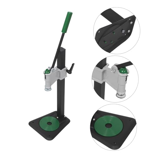 Manual Bench Bottle Capper Hand Operated Crown Capper for Home Brewing Tabletop Beer Bottle Cap Crimper with Adjustable Height 7.8"-18.3" Metal Lever Sealing Machine