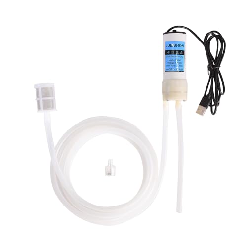 Portable USB Electric Auto siphon Self Priming Pump for Home brew Wine,Beer and Kombucha, DC 5V water Transfer Pump Kit, 2L/Min No Mess Leak,Low Noise, Food Grade 6.5FT hose