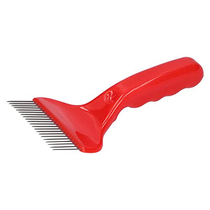 2PCS 21 Tines Uncapping Fork,Bee Keeping Stainless Steel Uncapping Fork,Honeycomb Honey Scraper,Beekeeping Honey Fork Shovel Tool with Plastic Handle