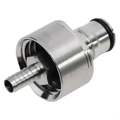 Stainless Steel Carbonation Cap Ball Lock for Home Brewing Beer for soda - Counter Pressure Filling PET Bottle - Silver 6x3.2cm