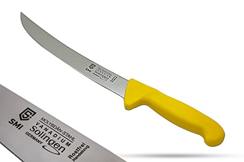 SMI Breaking Knife - 10 inch German Butcher Knife for Meat Cutting, Professional Solingen Quality