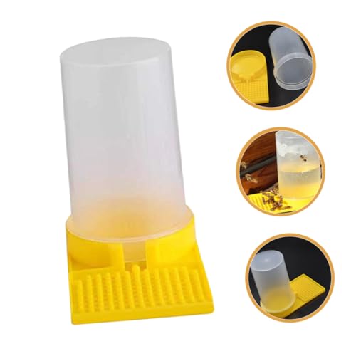 8pcs Bee Feeder Station Bee Feeding Cup Beehive Entrance Feeder Water Hive Tool