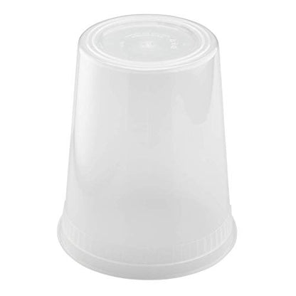 Karat [32oz - 240 ct] Clear PP Injection Molded Round Deli Containers with Lids (FP-IMDC32-PP) - color: Clear, size: 32oz