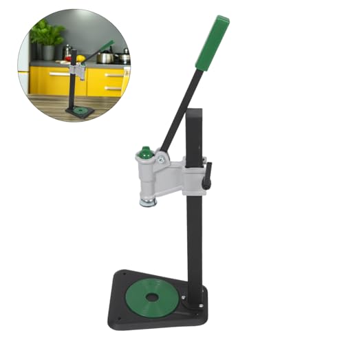 Manual Tabletop Bottle Capper for Homebrew Beer and Soda, Hand Operated Adjustable Lever Capping Machine for Standard Glass Bottles, Kitchen Countertop Use