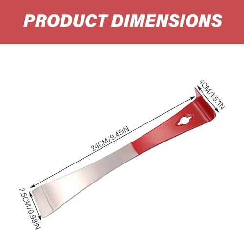 Hive Tool, Stainless Steel 9.5 Inch Length Pry Bar, Easy to Use Beekeepers Extracting Scraper Flat Pry Bar, for Efficient Beekeeping & Hive Maintenance