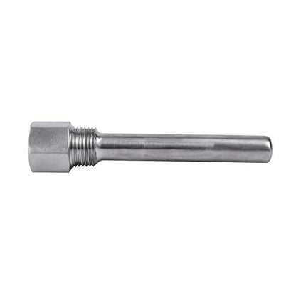 Stainless Steel Thermowell 1/2" NPT Threads, 120mm Thermopocket for Fast Ferment Thermometer Stainless Steel Thermometer, FasterFerment Accessories