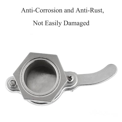 2 Packs Honey Valve Tool Stainless Steel Honey Gate Honey Bucket Accesories Beekeeping Tool for Honey Extractor Bottling Pail, Easy to Install/614