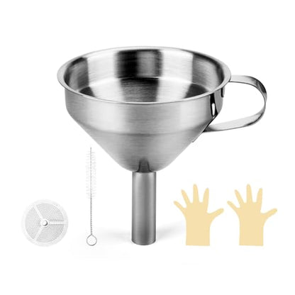 ELEGOO 3D Stainless Steel Funnel, Resin Metal Funnel Filter Cup for MSLA/DLP/LCD Resin 3D Printer