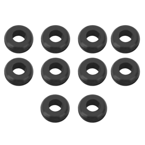 10Pcs Airlock Grommet Rings, 0.8 Inch Diameter Silicone Grommets for Fermenter Lid, Home Brewing Beer Wine Making Accessories for Bucket Fermentation Lids, Universal Fit for 15L-60L