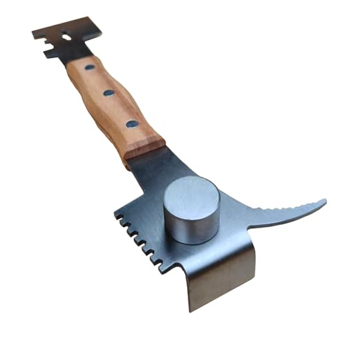 Multipurpose Bee Hive Tool with Wooden Handle Bee Tools for Beekeeping Professional Beekeeping Equipment
