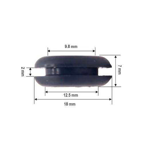 20PCS Airlock Grommets for Fermentation - Silicone Seals for Homebrewing Beer, Wine, Mead, Sauerkraut, Kimchi - Fits 12.5mm Lid Holes(Black) - color: Black