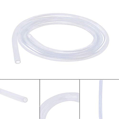 Silicone Tubing 12mm (1/2") ID x 16mm OD Food Grade High-temperature Pure Silicone Hose Tube Clear Pipe for Home Brewing Air and Liquid Transfer (Length 3 Meter- 9.84FT) - size: 12mmx16mm, style: 3M