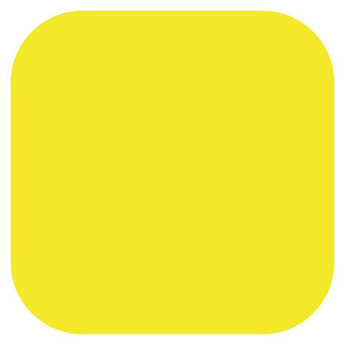 DayMark Dissolvable Square Label, 3/4" x 3/4", Yellow (Roll of 1000) - size: 0.75*0.75 inches, style: Yellow