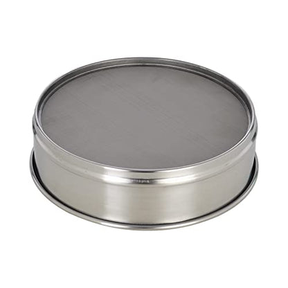 LABALPHA 800 Mesh Lab Sieves, #800 Mesh Test Sieve, 8'' Diameter, 304 Stainless Steel Wire Cloth (0.02mm) - size: 800 mesh (0.02mm)