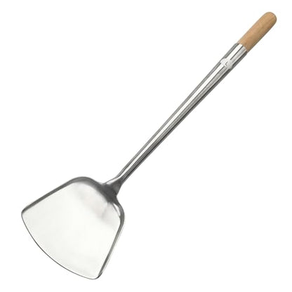 Sunrise Commercial Grade Wok Spatula/Ladle (#L Shovel (18.75"L)) - size: #L Shovel (18.75"L)