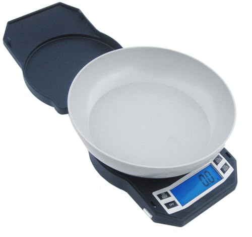 American Weigh Scales Precision Digital Kitchen Weight Scale, Food Measuring Scale with Bowl 3kg x 0.1g (Black), LB-3000 - size: 3000g x 0.1g