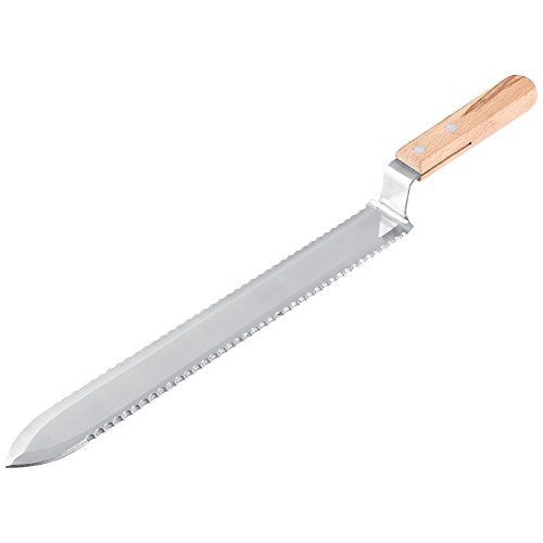 Stainless Steel Serrated Uncapping Knife, 280mm Cold Honey Uncapping Tool Non Heated Honeycomb Scraper