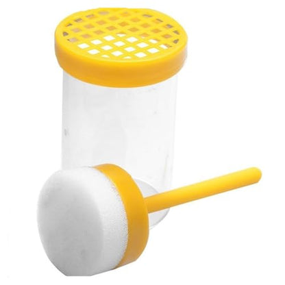 Queen Bee Marker Bottle 10pcs Plastic Queen Bee Marking Cage Marker Bottle W/Plunger Beekeeping Equipment Without Hurting It