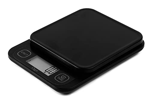 Ozeri Garden and Kitchen Scale II, with 0.1 g (0.005 oz) 420® Variable Graduation Technology® - color: Black