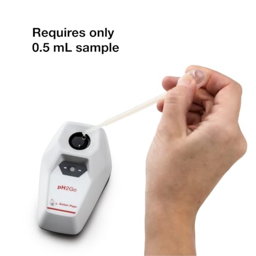 pH2Go - Digital pH Meter by Anton Paar - Glass-Free ISFET Sensor, Guided Calibration (ATC), High Accuracy, App Connected (iOS/Android) | Hydroponics, Aquarium, Pools, Water, Brewing, Winemaking